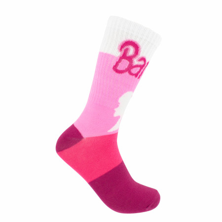 Barbie Silhouette Logo Crew Socks